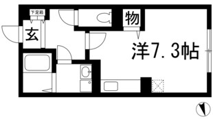 メルベーユの物件間取画像